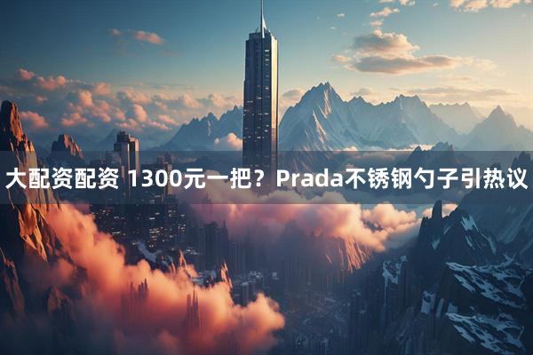 大配资配资 1300元一把？Prada不锈钢勺子引热议